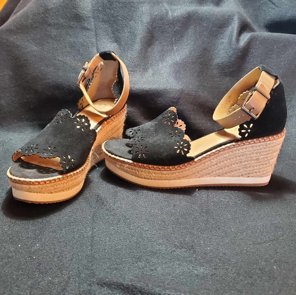 Crown Vintage Espadrille Wedges - Womens Sz 9